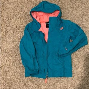 The North Face girls rain jacket